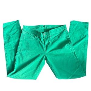 J Brand Skinny Leg Emerald Green Jeans Premium Denim Authentic Waist 30 (10)